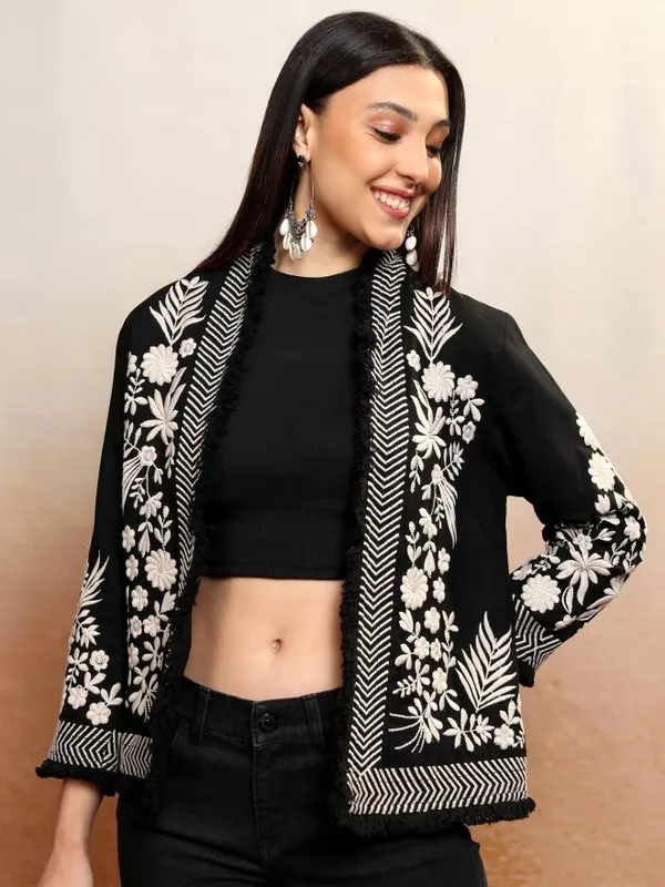 Women Embroidered Jackets