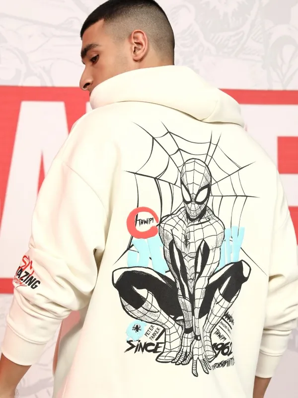 Mens Spiderman Hoodie Spider-Man Men Printed Sweatshirts