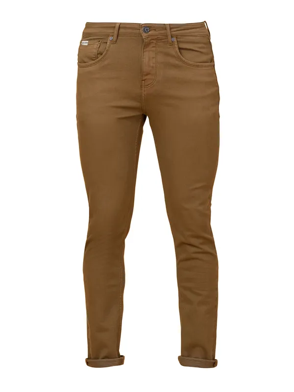 Being Human Mens-Bottom Denim Camel