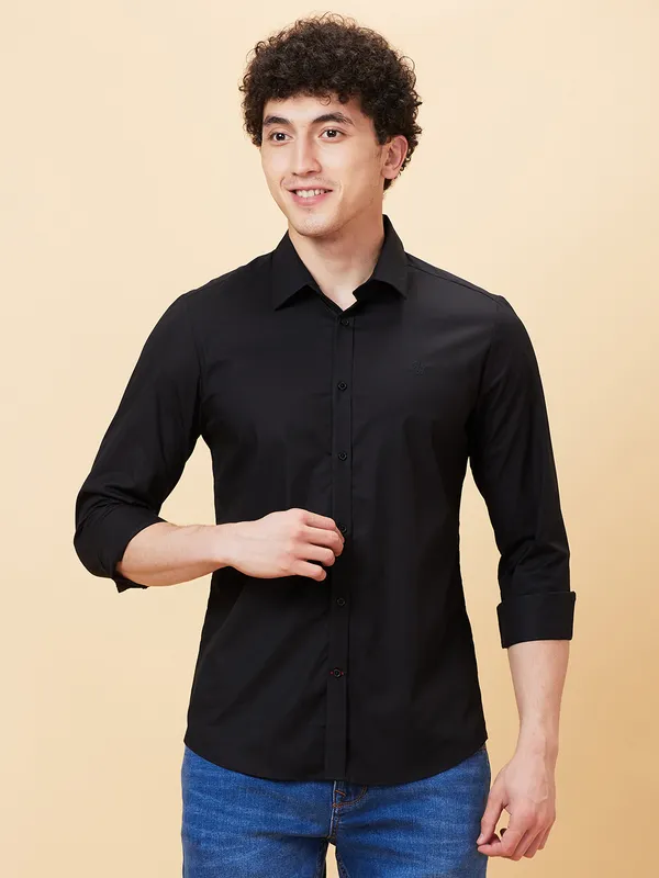 Grey Regular Fit Men's Short Sleeves T-Shirt by Being Human Clothing