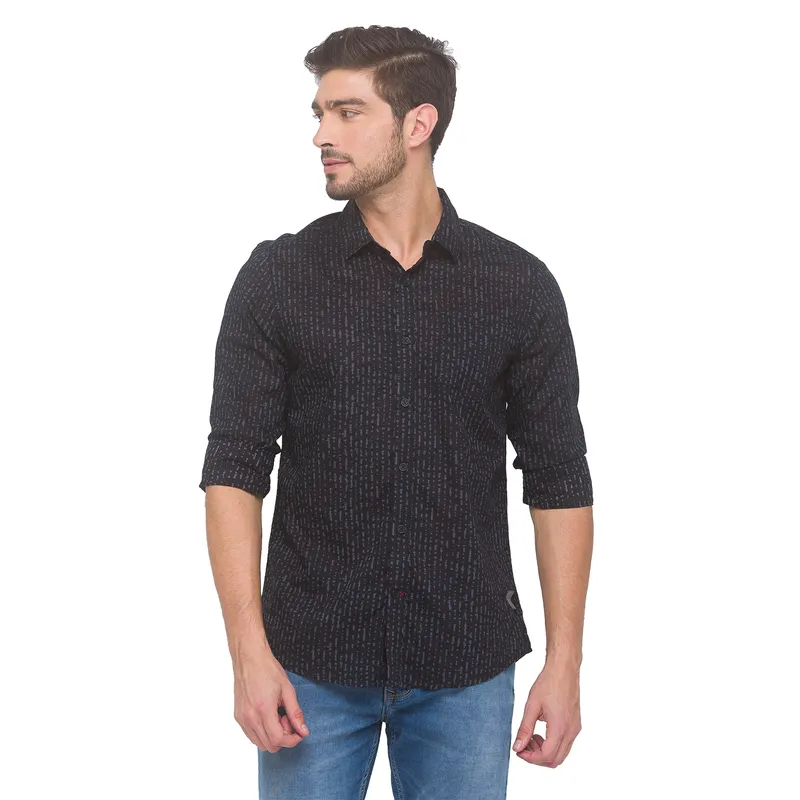 Black Slim Straight Fit Men's Polo T-Shirt by Being Human Clothing