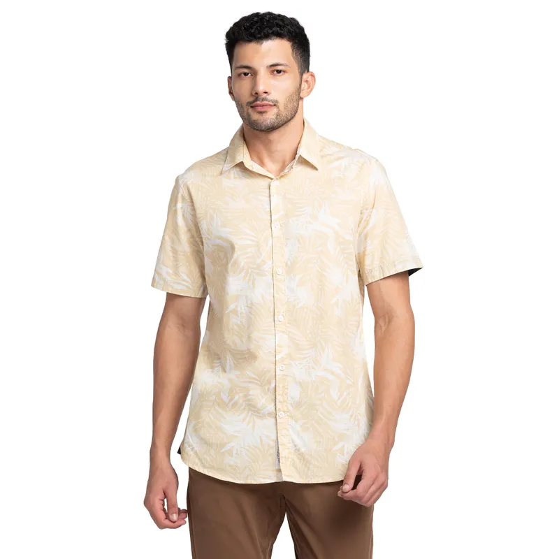 Navy Super Slim Fit Regular Collar Men's Shirt by Being Human Clothing