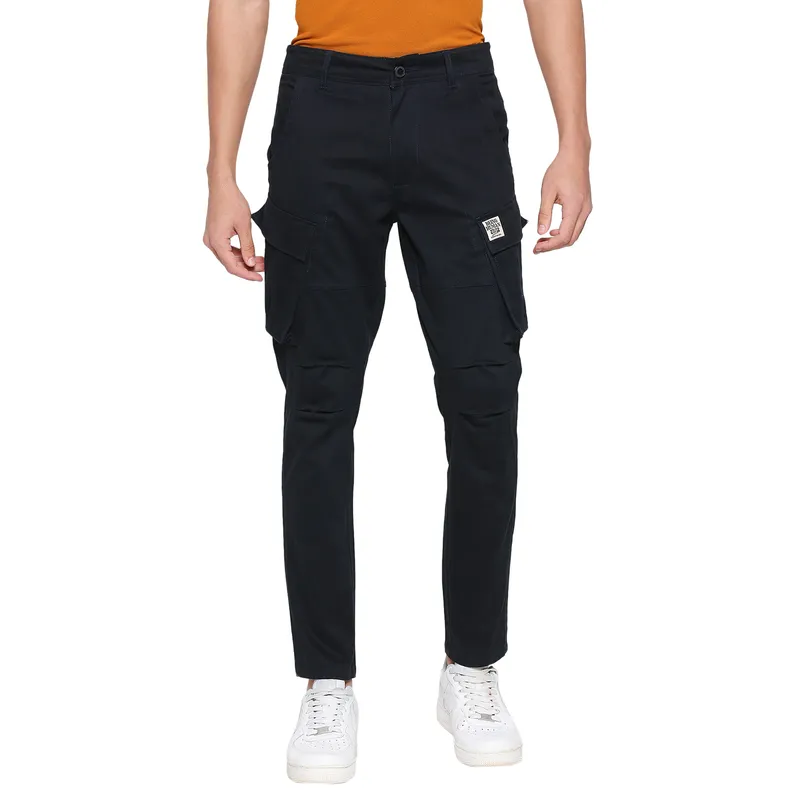 Blue Slim Straight Fit Men's Chinos by Being Human Clothing