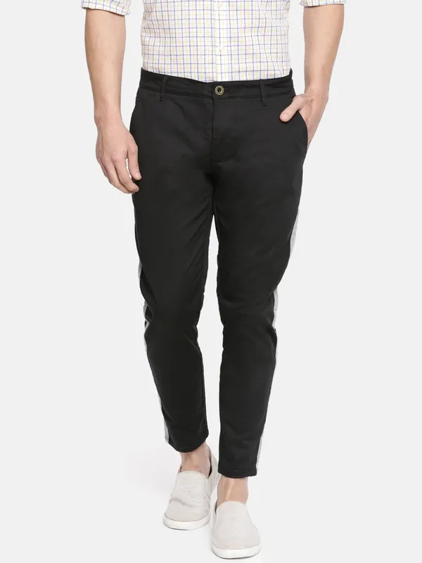 Beige Slim Straight Fit Men's Chinos by Being Human Clothing