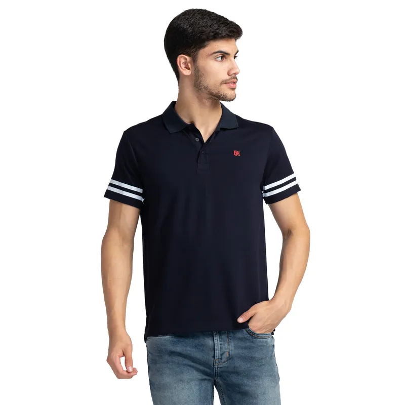 Red Orange Regular Fit V Neck Men's T-Shirt by Being Human Clothing main image 0