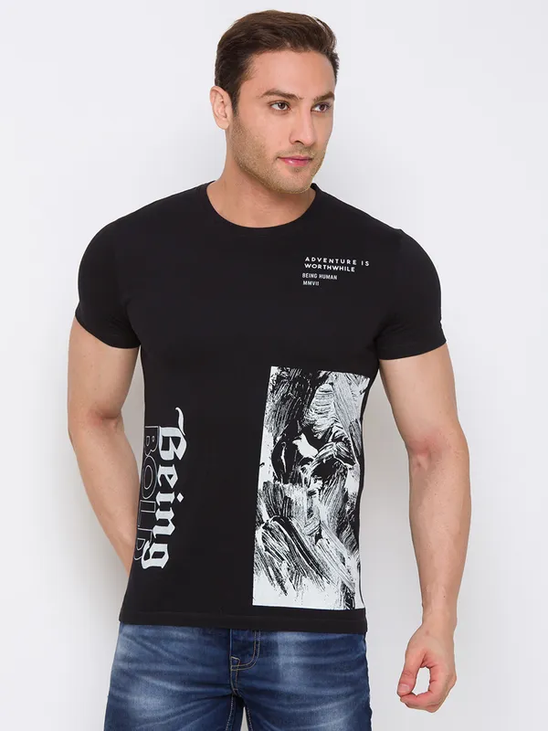 Green Regular Fit Men's Polo T-Shirt by Being Human Clothing main image 0