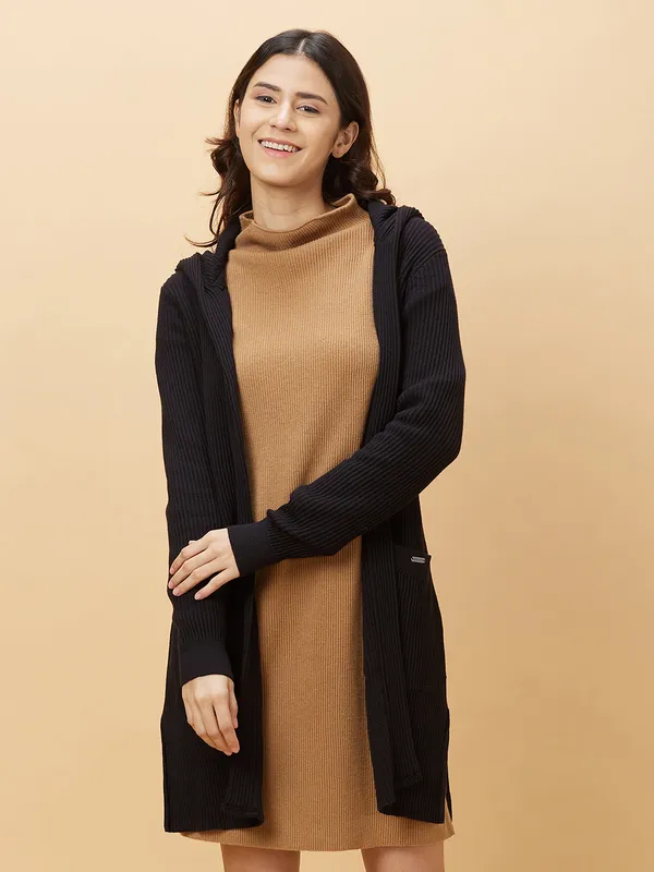 Being Human Womens-Top Shrug Black