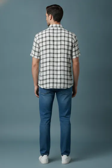 Men Casual Shirts (Off White) - Off White