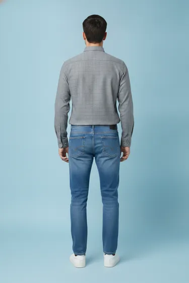 Men Formal Shirts (Medium Grey) - Medium Grey