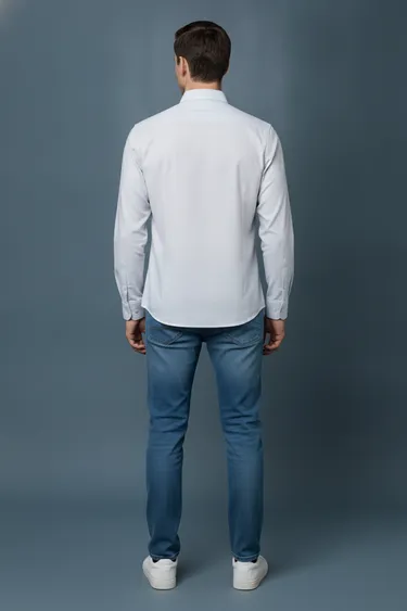 Men Formal Shirts (White) - White