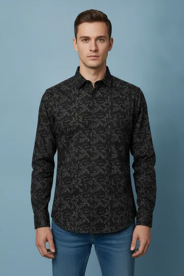 Men Kurtas & Kurta Sets (Black) - Black