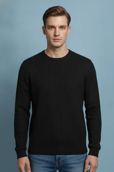 Men Kurtas & Kurta Sets (Black) - Black