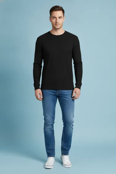 Men Camisoles & Thermals (Black) - Black