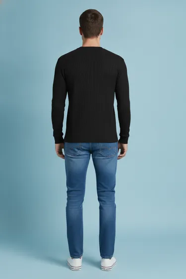 Men Camisoles & Thermals (Black) - Black