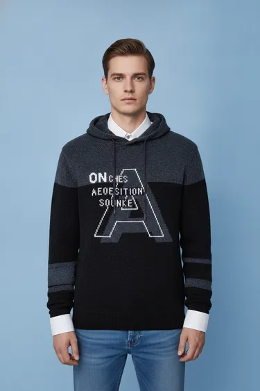 Men Sweaters (Black) - Black