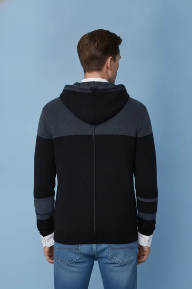 Men Sweaters (Black) - Black