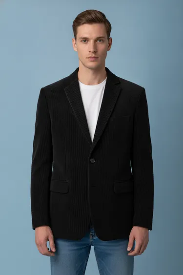 Men Blazers & Coats (Black) - Black