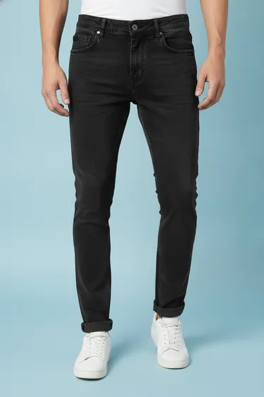 Men Jeans (Black) - Black