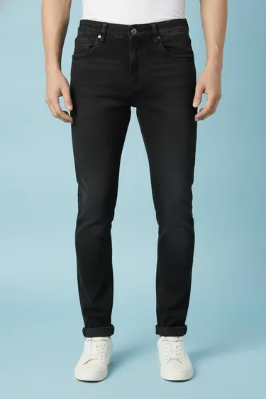Men Jeans (Black) - Black