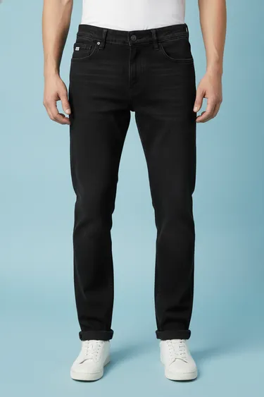 Men Jeans (Black) - Black