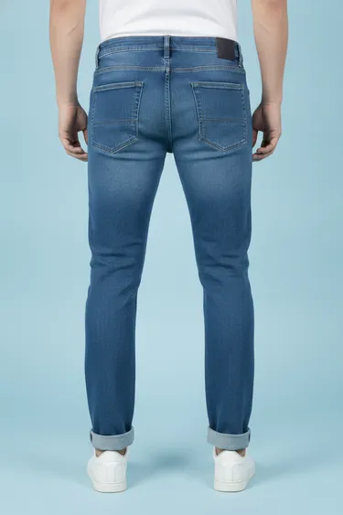 Mens Jeans (Medium Blue) - Medium Blue
