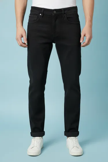 Men Jeans (Black) - Black