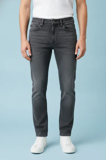 Men Jeans (Medium Grey) - Medium Grey