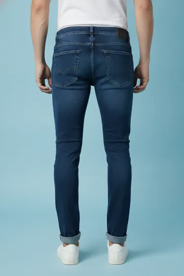 Men Jeans (Dark Blue) - Dark Blue