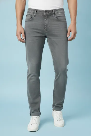 Men Jeans (Medium Grey) - Medium Grey