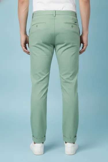 Men Formal Trousers (Medium Pista) - Medium Pista