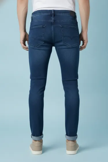Men Jeans (Dark Blue) - Dark Blue