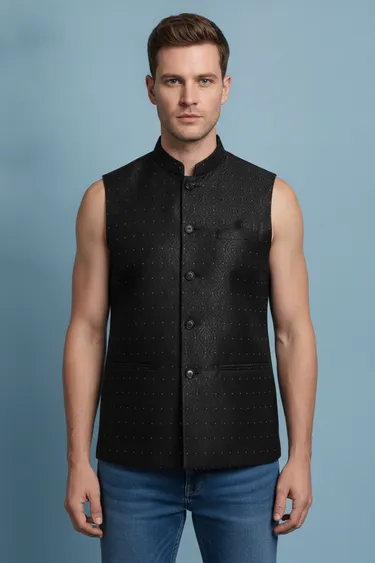 Men Jackets (Black) - Black