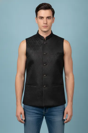 Men Jackets (Black) - Black