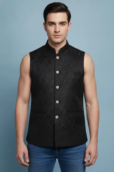Men Jackets (Black) - Black