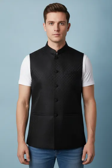 Men Jackets (Black) - Black