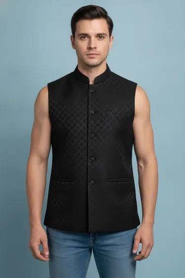 Men Jackets (Black) - Black