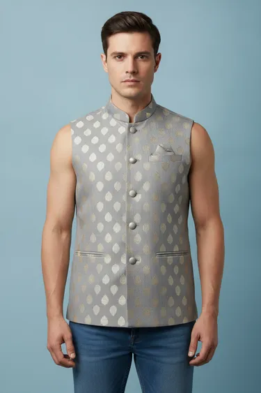 Men Jackets (Ash Grey) - Ash Grey