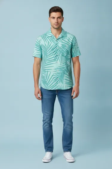 Men Shorts (Aqua) - Aqua