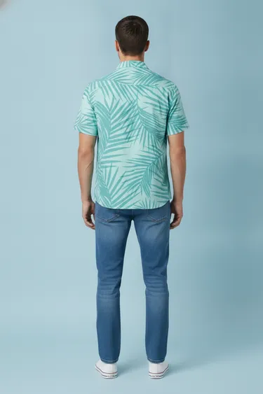Men Shorts (Aqua) - Aqua