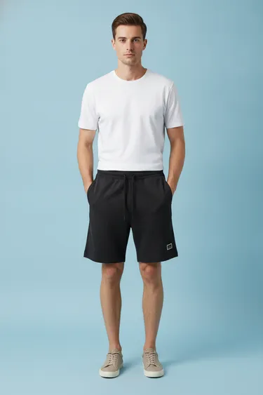 Men Shorts (Black) - Black