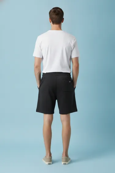 Men Shorts (Black) - Black