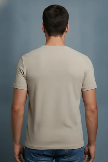 Men T-Shirts (Medium Beige) - Medium Beige