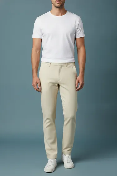 Men T-Shirts (Cream) - Cream
