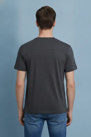 Men T-Shirts (Dark Grey) - Dark Grey