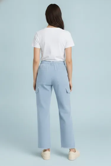 Women Track Pants & Joggers (Ice Blue) - Ice Blue
