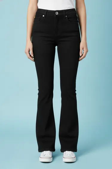 Women Jeans (Black) - Black