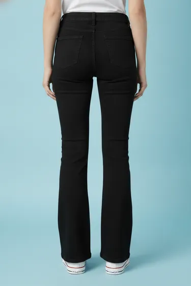 Women Jeans (Black) - Black