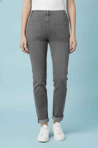 Women Jeans (Grey) - Grey
