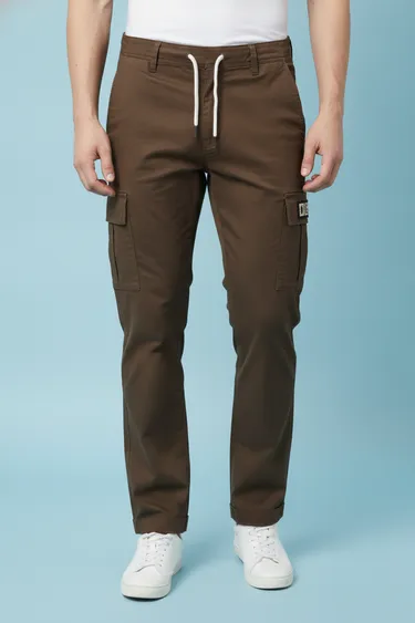 Women Track Pants & Joggers (Brown) - Brown