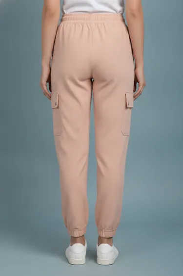 Women Track Pants & Joggers (Peach) - Peach